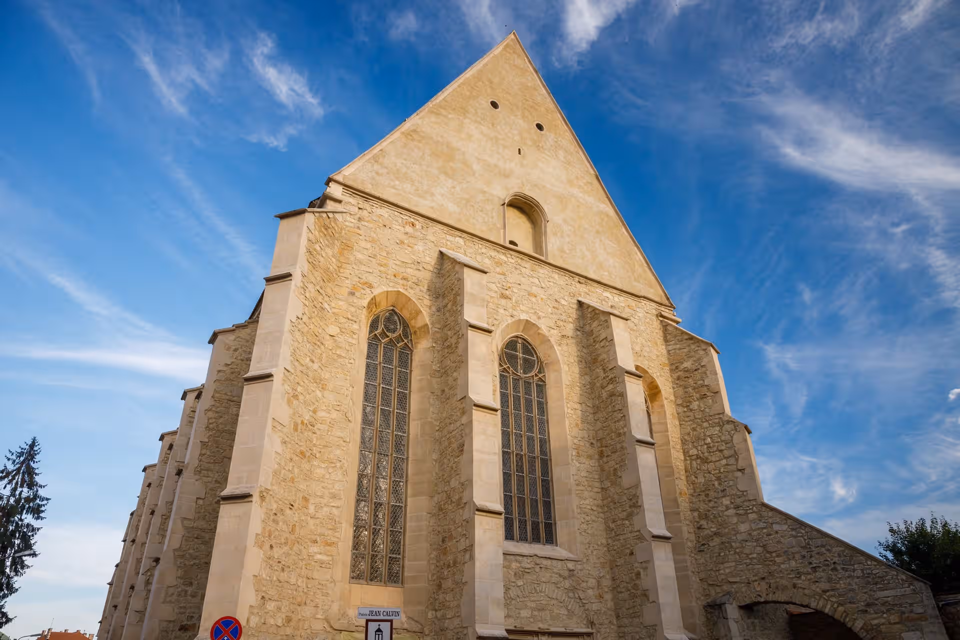 Biserica Reformată de pe Ulița Lupilor din Cluj-Napoca, România Biserica Reformată de pe Ulița Lupilor din Cluj-Napoca, România