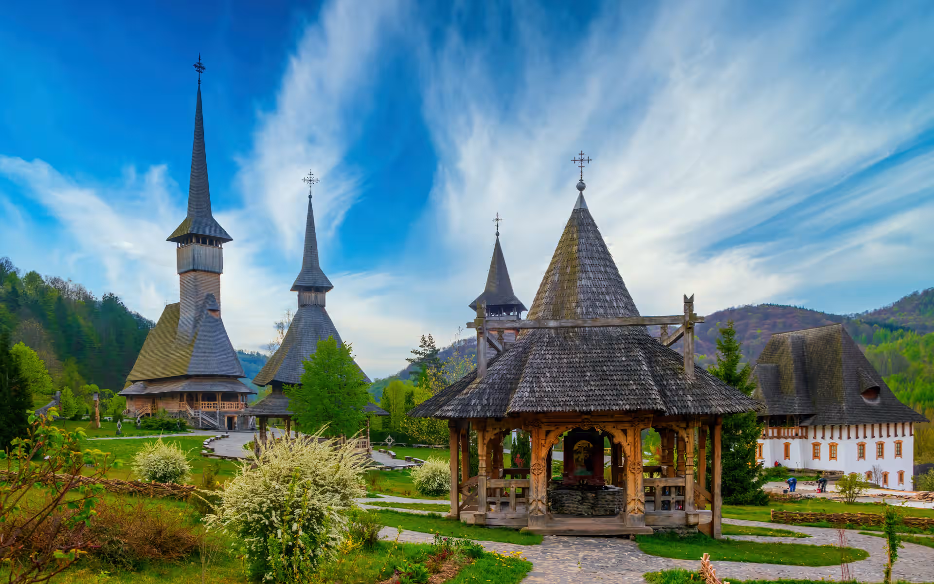 Mănăstirea Bârsana din Bârsana, România Mănăstirea Bârsana din Bârsana, România