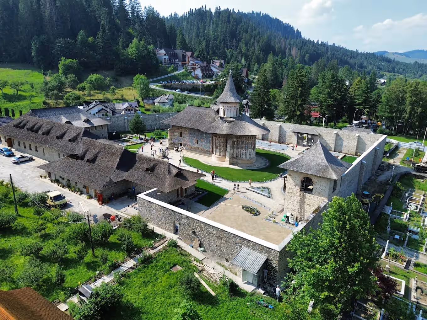 Mănăstirea Voroneț din Voroneț, România, fotografia 7 Mănăstirea Voroneț din Voroneț, România, fotografia 7