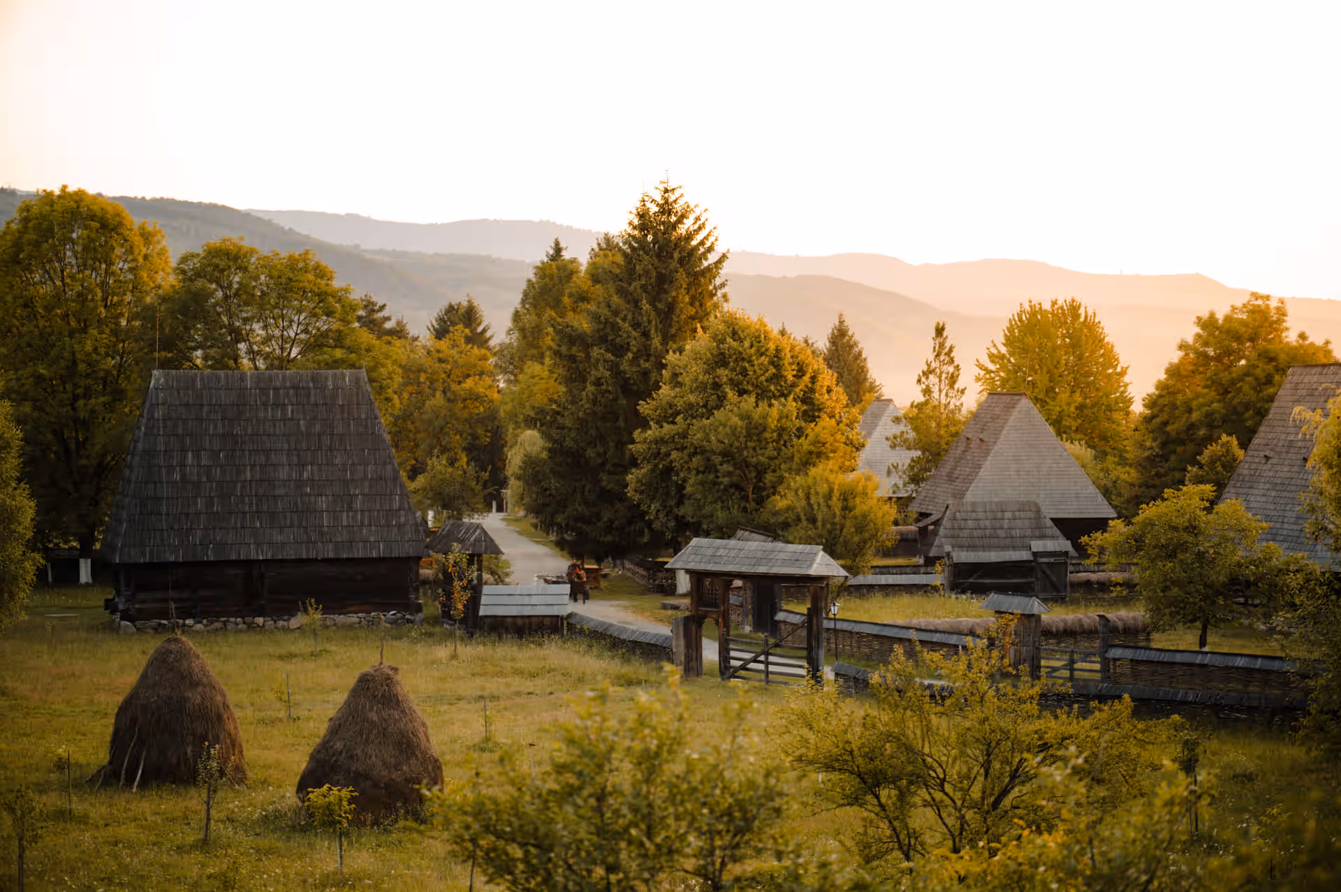 Muzeul Satului Maramureșan din Sighetu Marmației, România Muzeul Satului Maramureșan din Sighetu Marmației, România